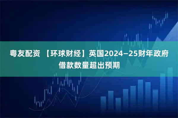 粤友配资 【环球财经】英国2024—25财年政府借款数量超出预期