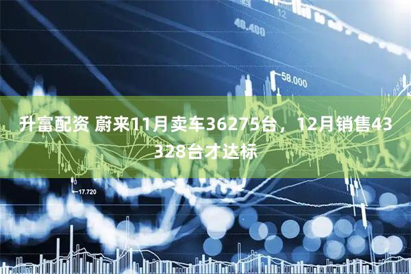 升富配资 蔚来11月卖车36275台，12月销售43328台才达标